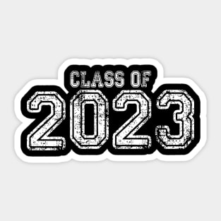 Varsity White Class of 2023 Sticker